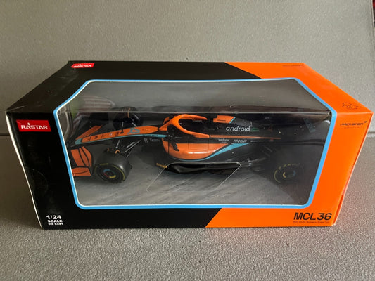 Voiture miniature Formule 1 McLaren MCL 36 Romagna 2022 Rastar 1/24