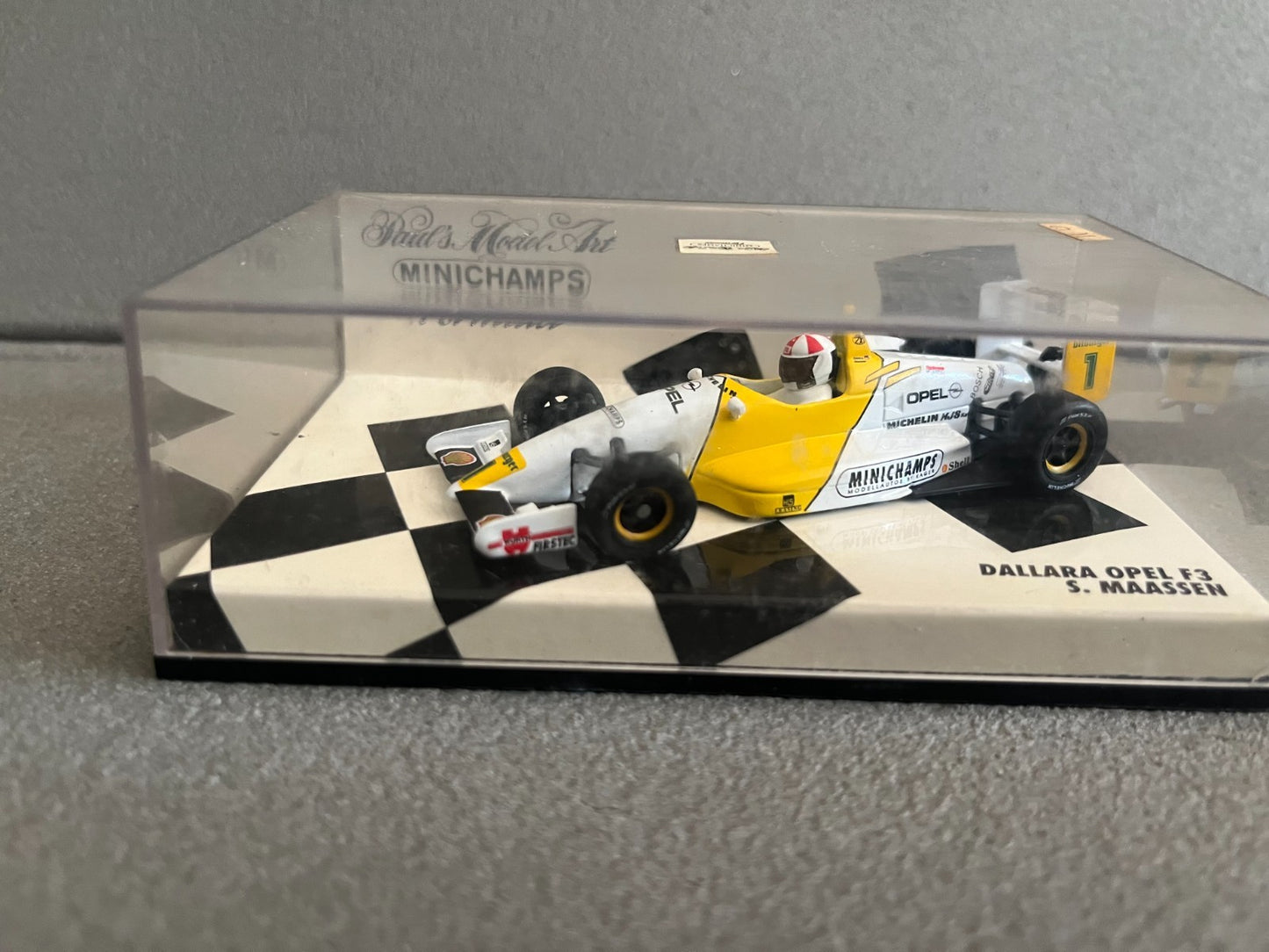 Voiture Miniature Formule 1 F1 Dallara Opel F3 Maassen Minichamps au 1/43