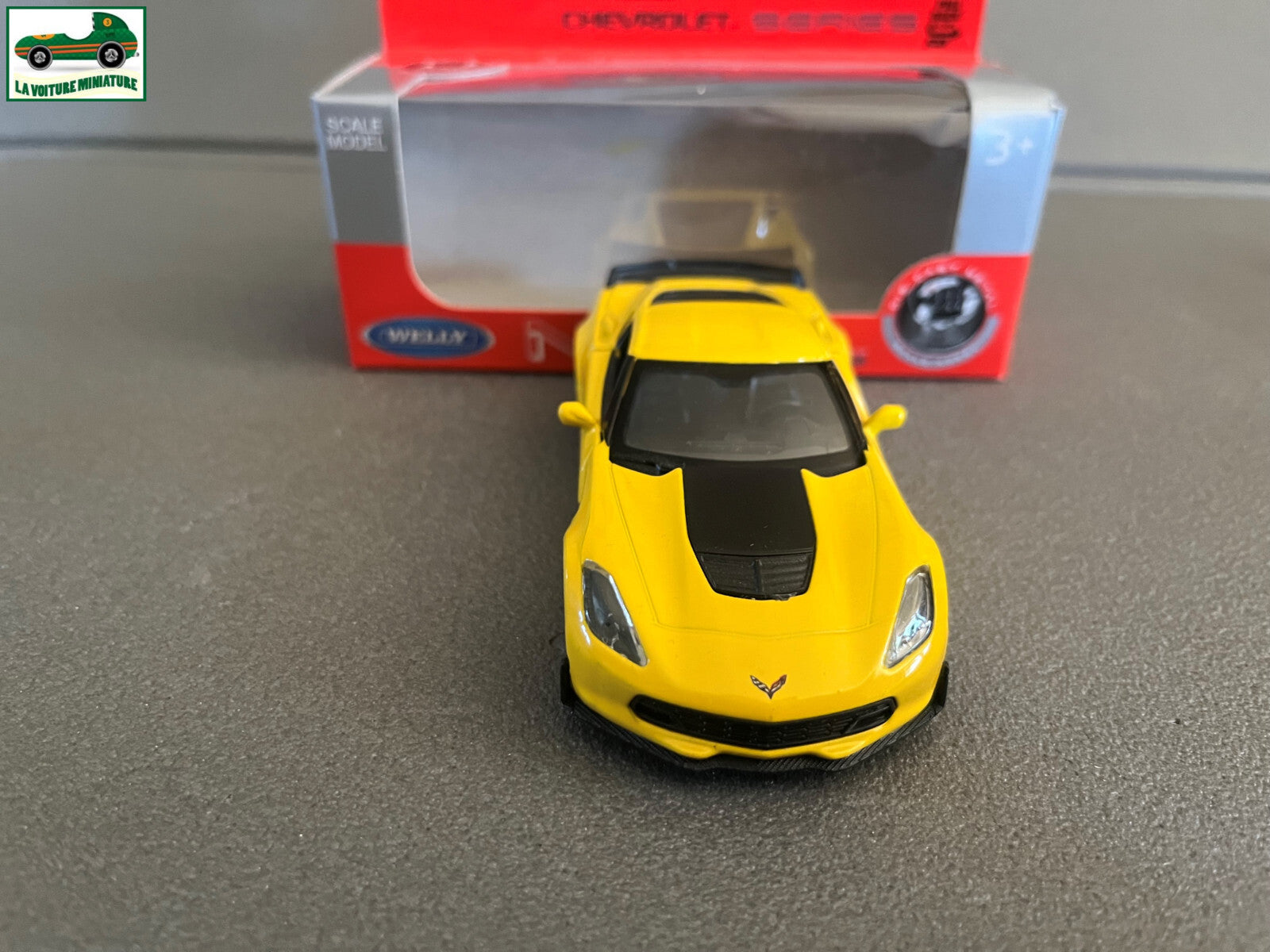 Voiture miniature Chevrolet Corvette Z06 2017 Welly 1/34 - 1/36 - 1/39