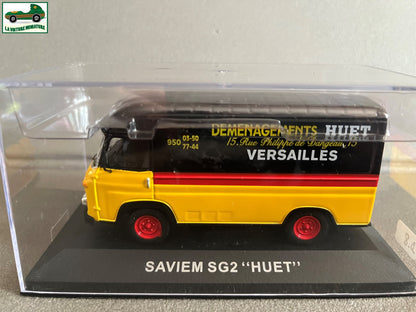 Voiture Miniature Camion Publicitaire Saviem SG2 Huet au 1/43