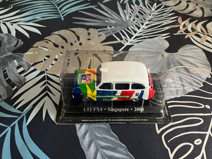 Voiture Miniature Austin LTI FX4 Singapore 2000 Taxi Du Monde au 1/43 Altaya