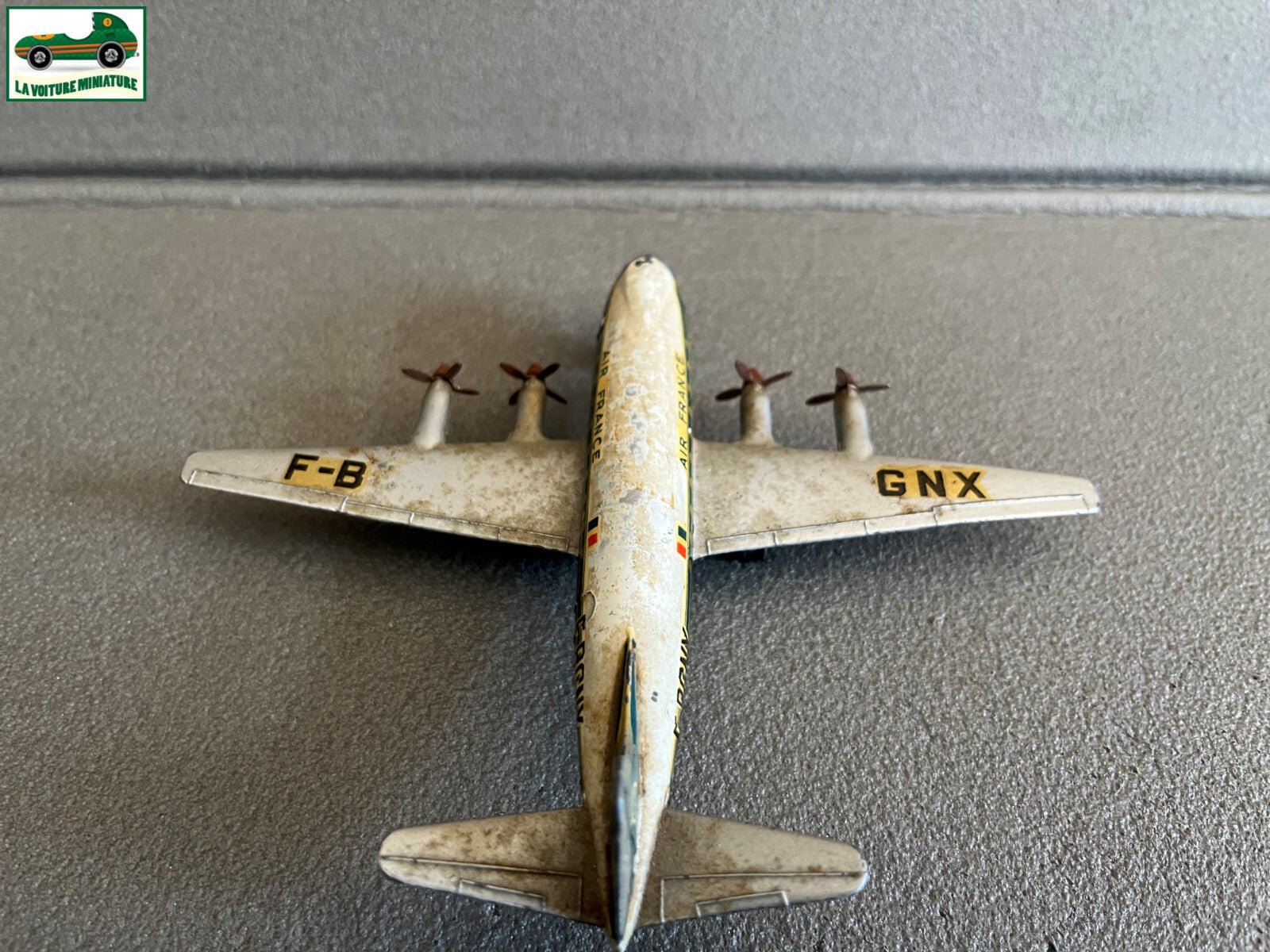 Ancienne Miniature Dinky Toys Avion Vickers Viscount 60E Meccano France Epave