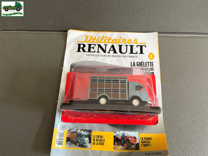 Voiture Miniature Utilitaire Renault Goelette Bétaillere Hachette 1/43