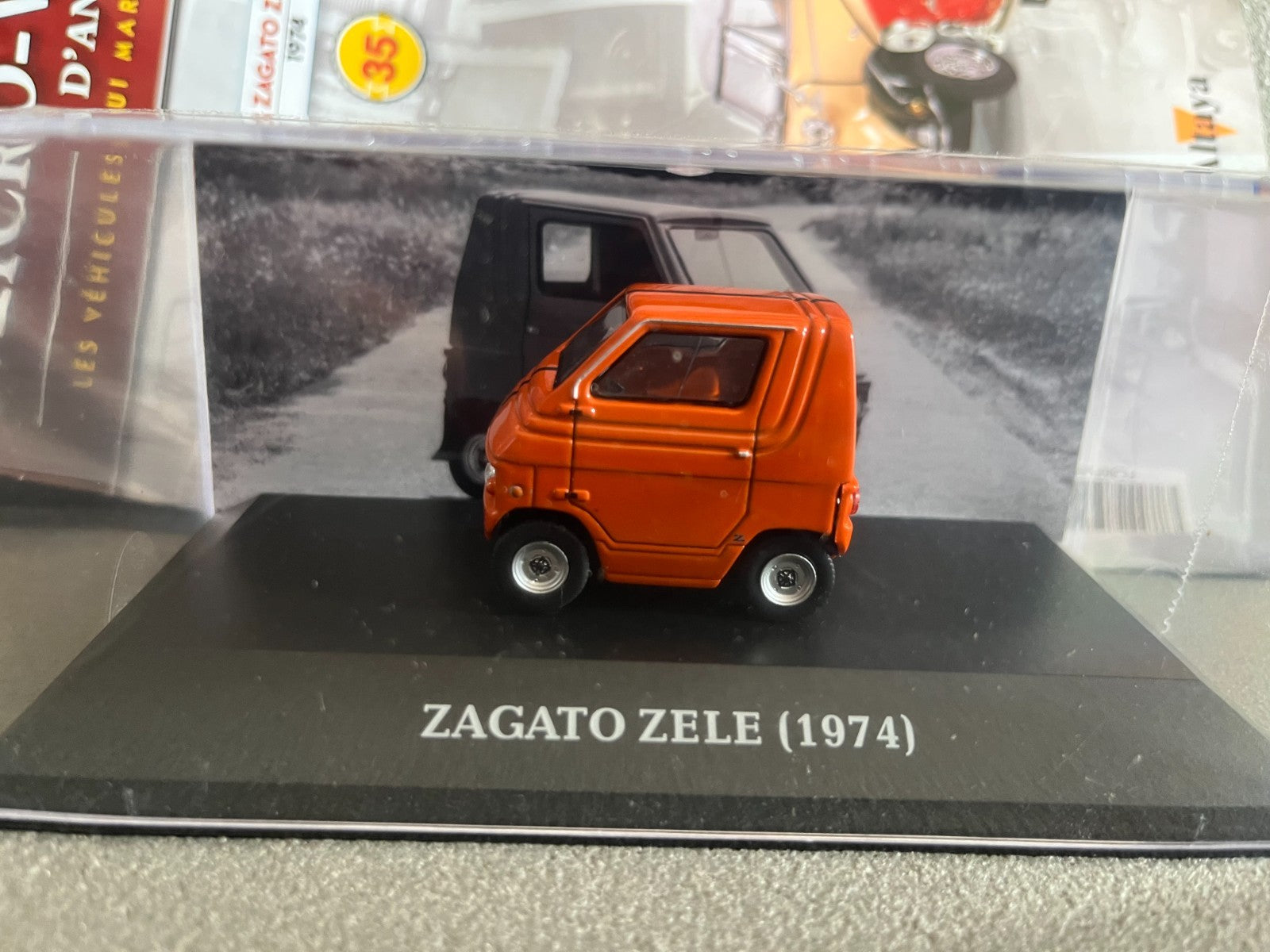 Voiture Miniature Zagato Zele 1974 Micro-Voitures D'Antan Altaya 1/43