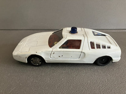 Jouet Ancien Voiture Miniature Tôle Mercedes C111 Yone Japan Yonezawa Friction