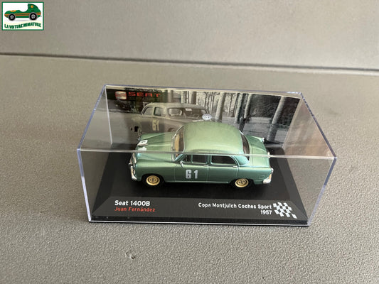 Voiture Miniature Seat 1400B Copa Montjuich Coches Sport 1957 Rallye au 1/43