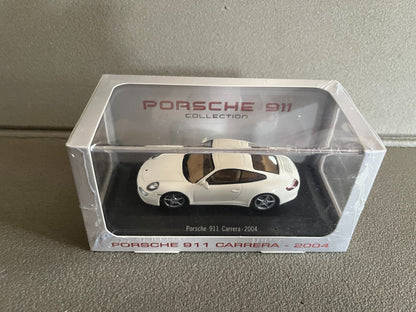 Voiture Miniature Porsche 911 Carrera 2004 Editions Atlas Collection 1/43
