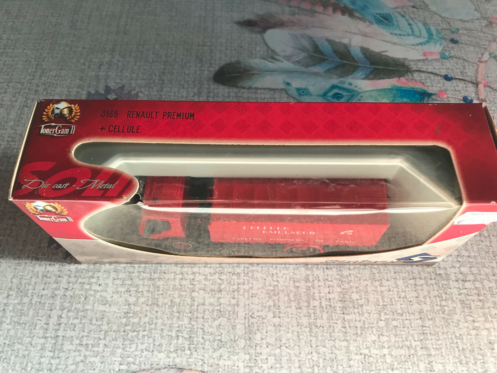 Voiture Miniature Pompiers Camion 3165 Renault Premium Solido TonerGam 1/50