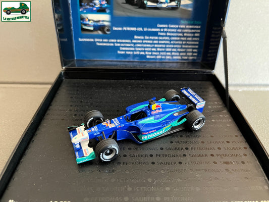 Voiture Miniature Course Coffret Formule 1 Sauber Petronas C21 Minichamps 1/43