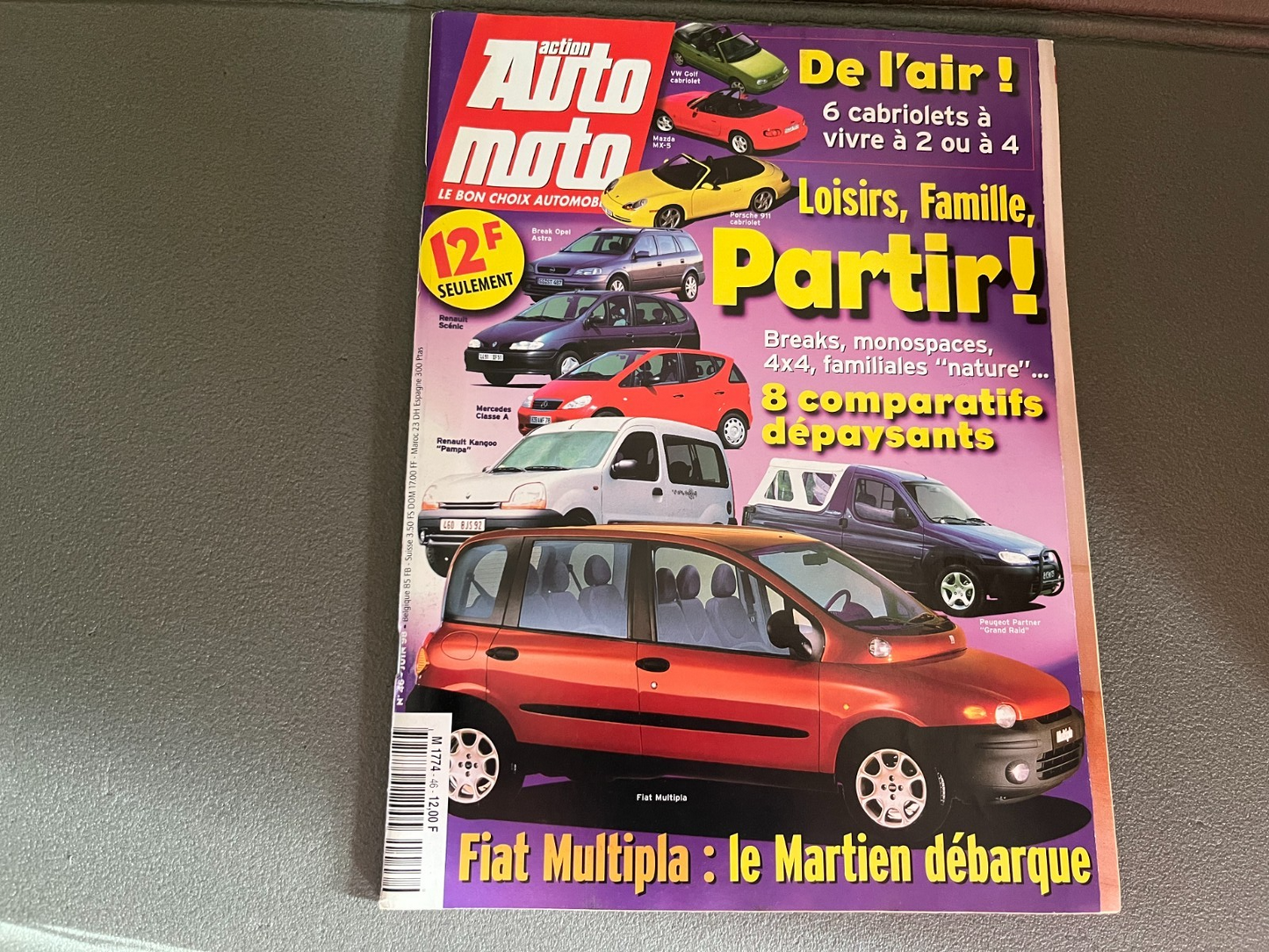 Livre Revue Voiture Automobile Action AutoMoto N°46