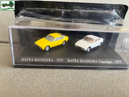 Voiture Miniature Duo Matra Bagheera 1975 Courrèges Universal Hobbies 1/87 HO