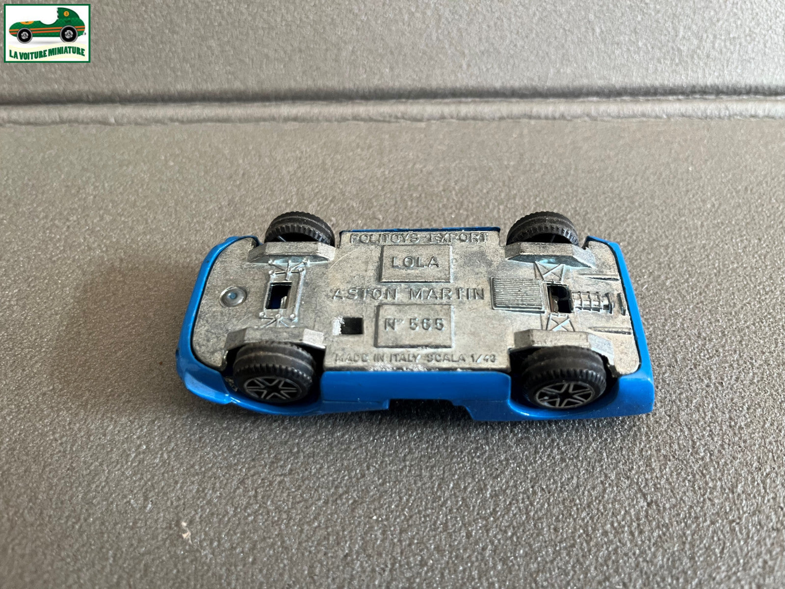 Ancienne Miniature Voiture Lola Aston Martin Politoys Export 1/43 Epave