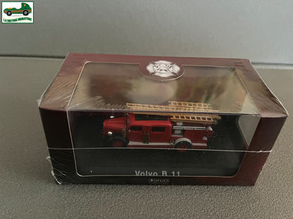 Voiture miniature Camion Pompiers Volvo B 11 Editions Atlas au 1/72