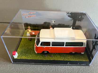 Voiture Miniature Volkswagen Combi Etape 9 La Route Bleue RN7 1/43
