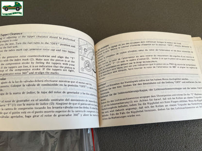 Ancien Dépliant Documentation Entretien Moto Honda XL 125 R 1982