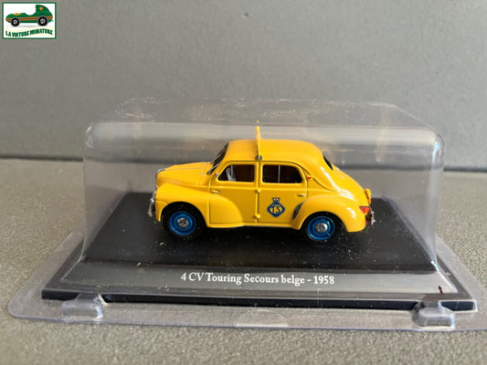 Voiture Miniature Renault 4CV Secours Belge 1958 Eligor au 1/43