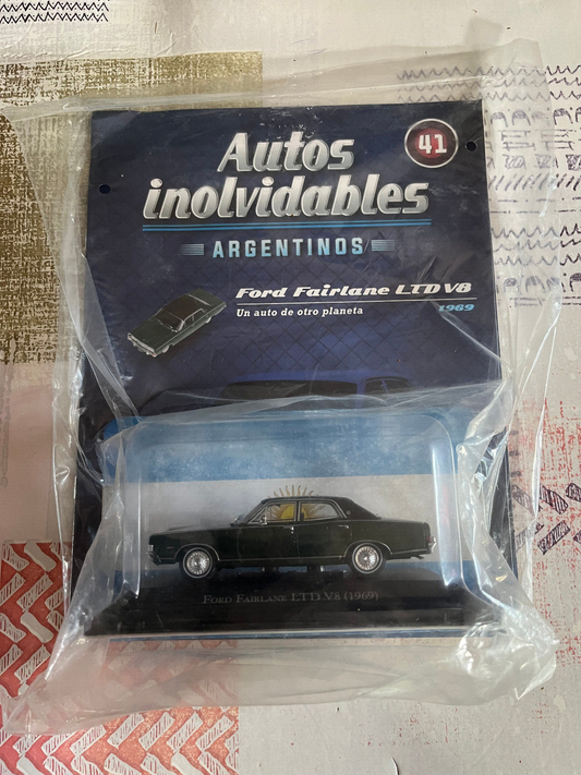 Voiture Miniature Ford Fairlane LTD V8 1969 Autos Inolvidables Argentinos 1/43