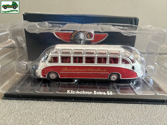 Voiture miniature Kassbohrer Setra S8 Autobus Bus Autocar Atlas 1/72