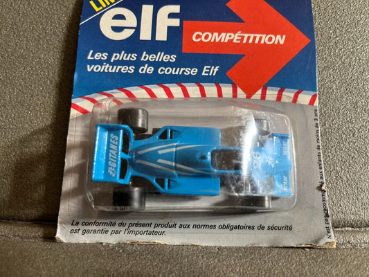 Voiture miniature F1 Ligier Antar JS 25 1985 Elf Competition 1/53 Type Majorette