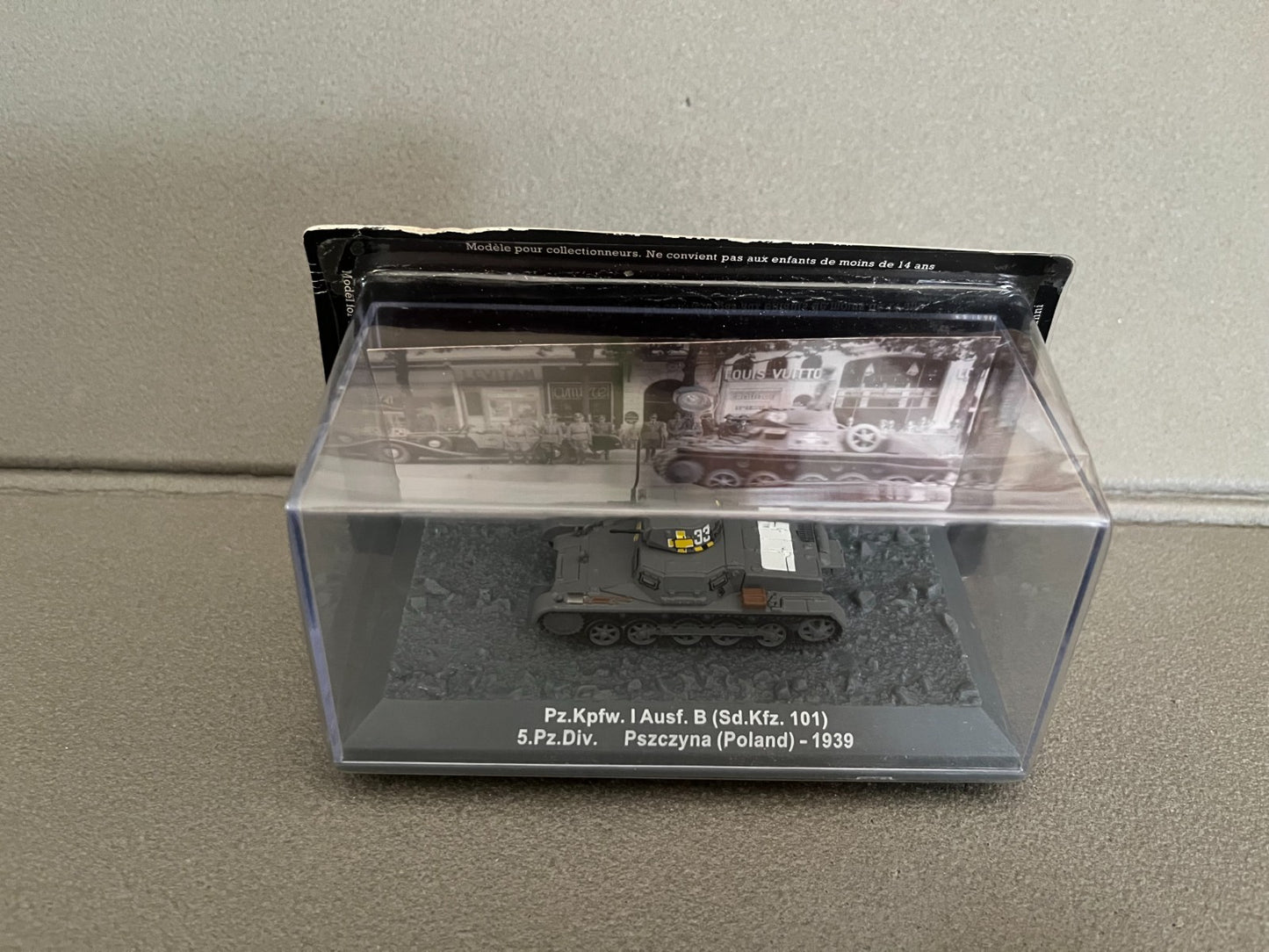 Miniature Militaire Char Tank Blindé Pz.Kpfw. I Ausf. B Poland 1939 Altaya 1/72