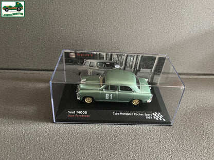 Voiture Miniature Seat 1400B Copa Montjuich Coches Sport 1957 Rallye au 1/43