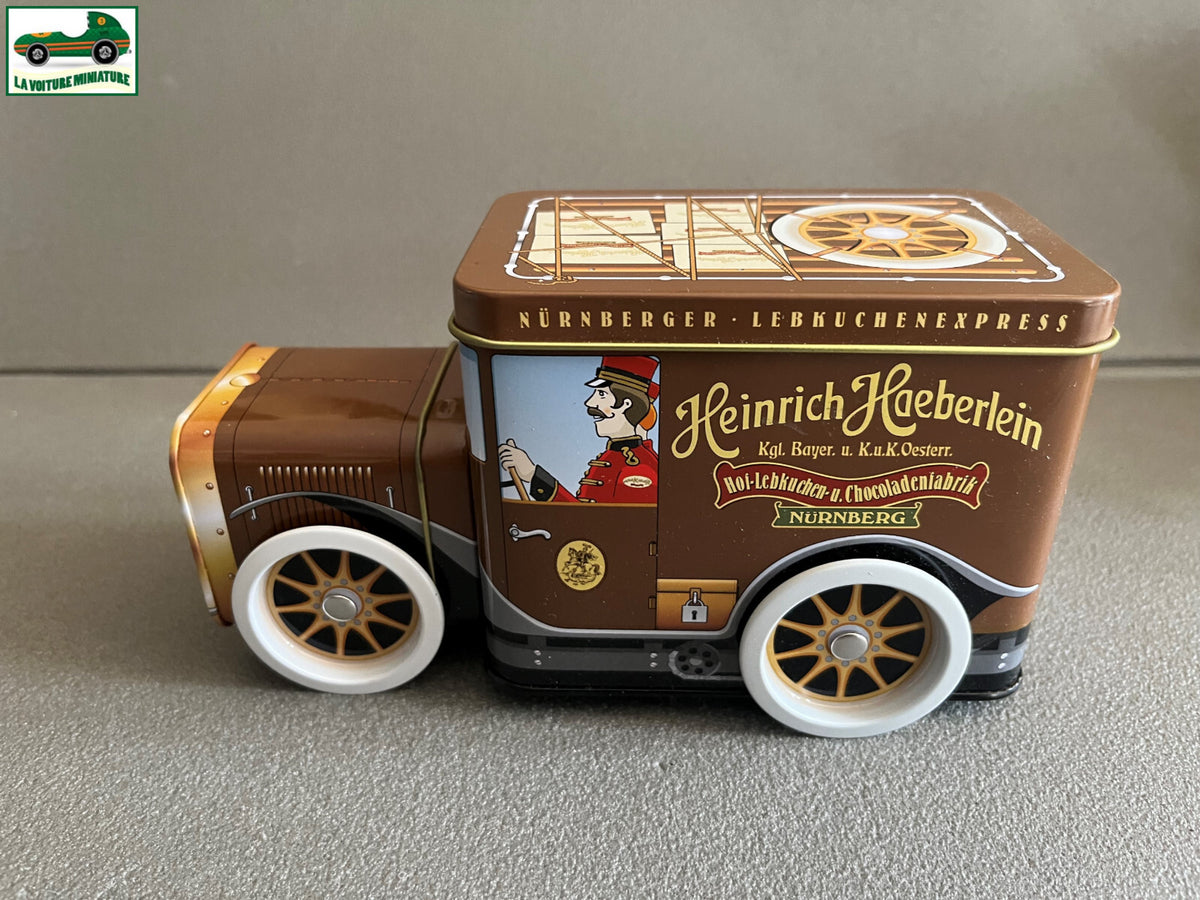 Jouet Voiture Fourgonnette Tole Metal Heinrich Haeberlein boite à musique