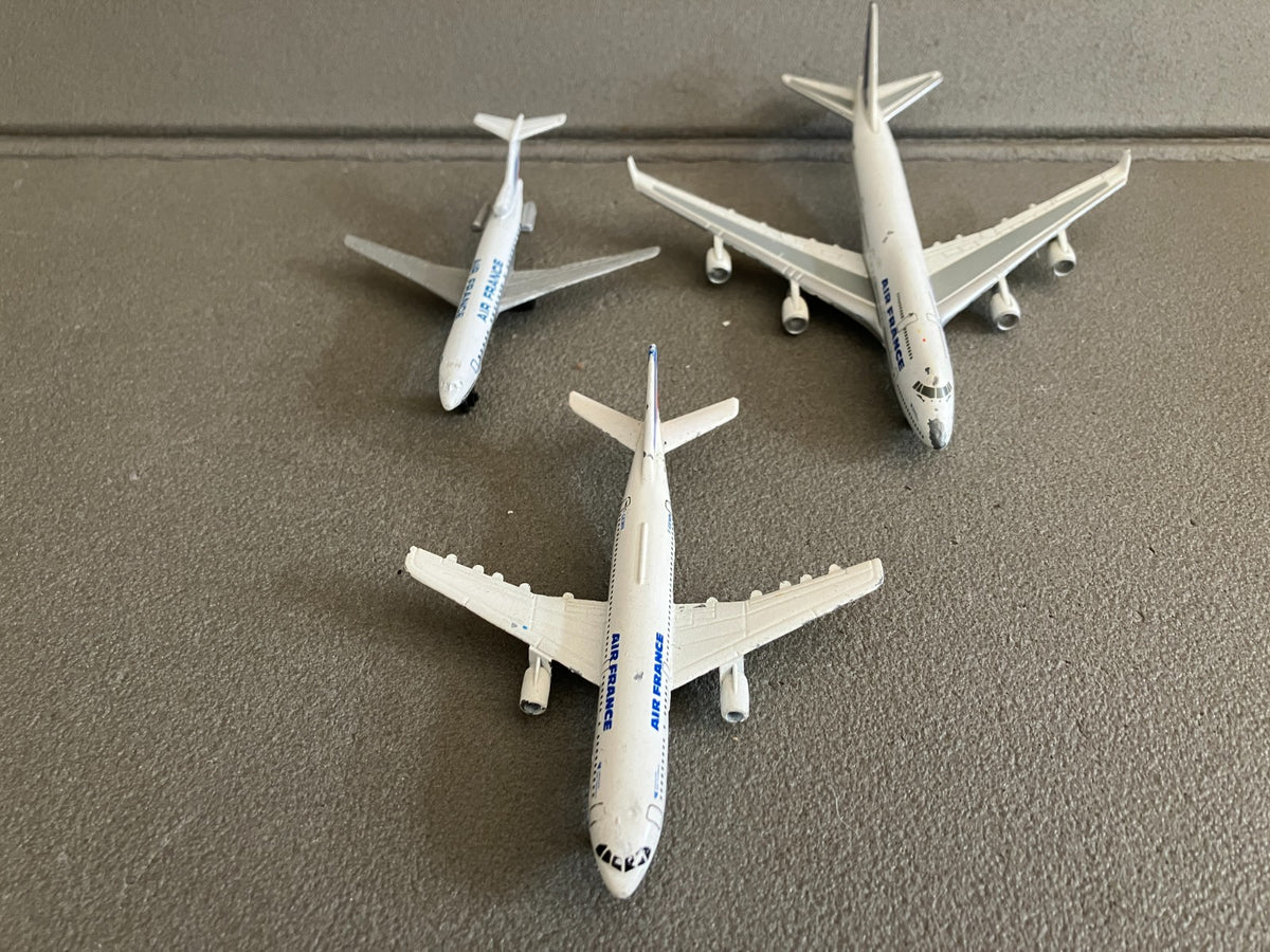 Avion miniature Lot de 3 Avions de Ligne Air France