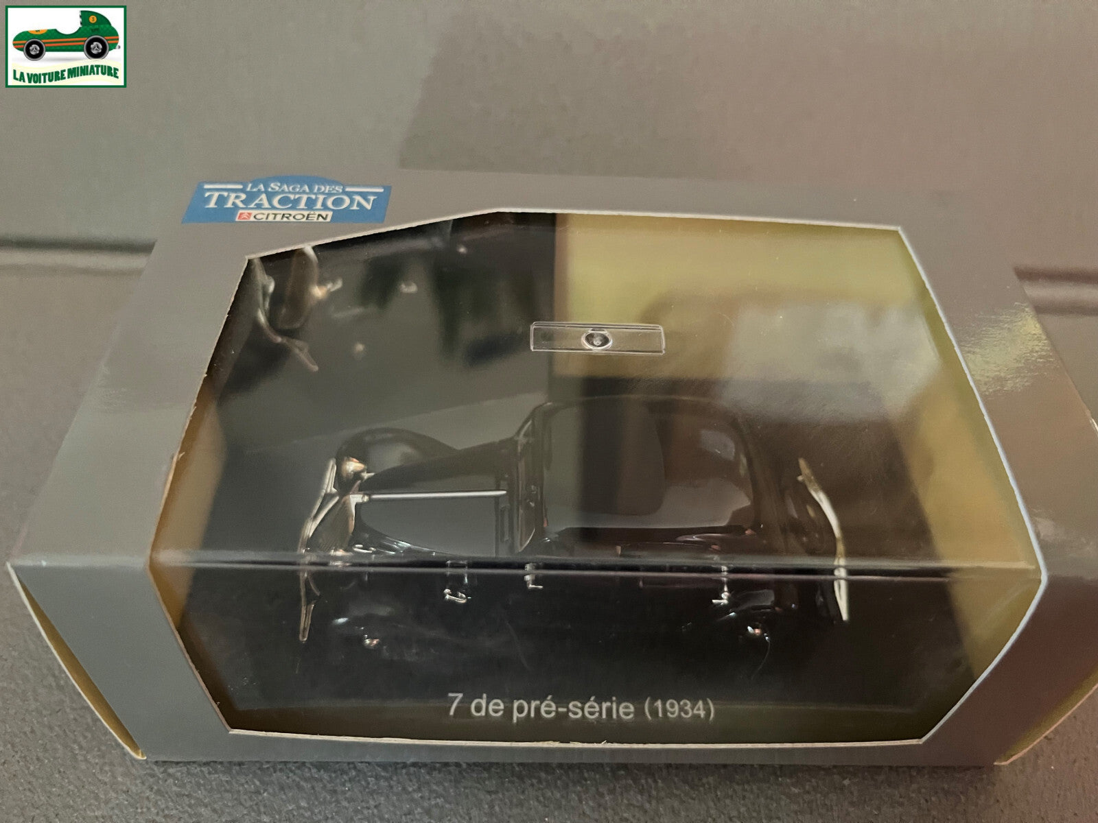 Voiture Miniature Citroen Traction 7 de pré série 1934 Atlas Courtage 1/43