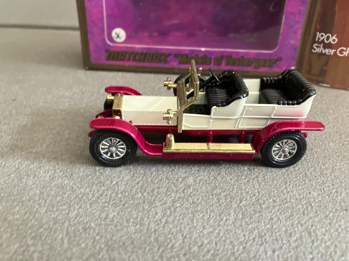 Ancienne Voiture Miniature 1906 Rolls Royce Silver Ghost Matchbox 1/51