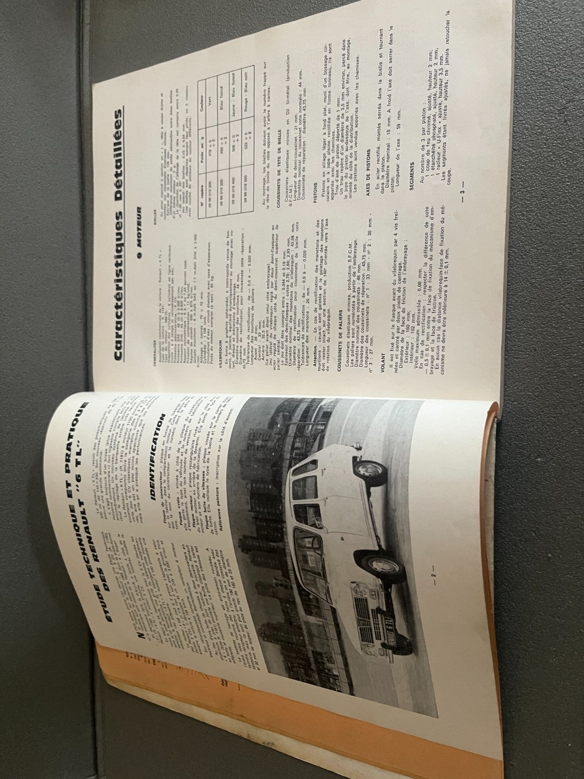 Livre Revue Technique Automobile Renault 6 TL 1100