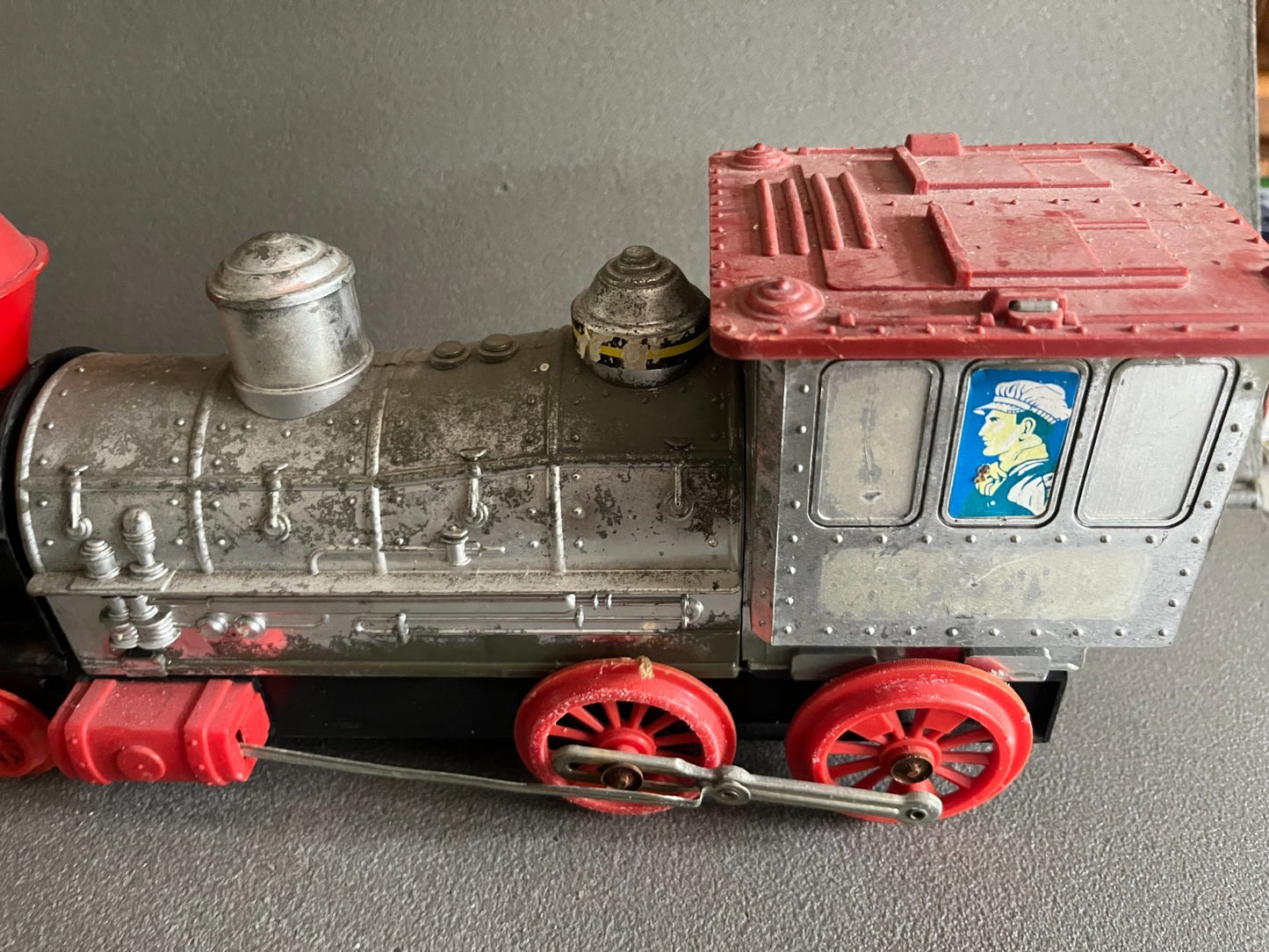 Jouet Ancien Plastique Train Locomotive Jyesa Western Spain