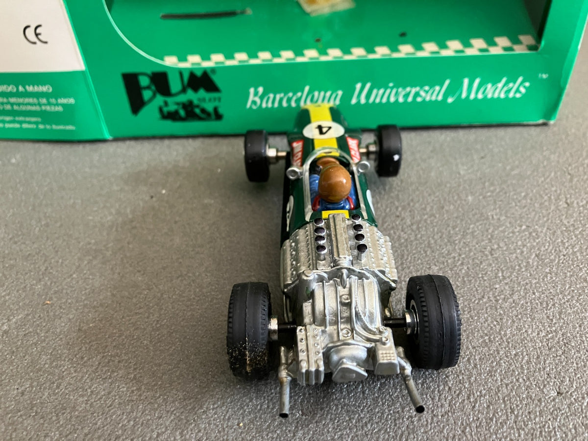 Voiture Miniature Circuit Formule 1 Lotus 49 B Jim Clark 1968 BUM Slot 1/32