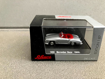 Voiture Miniature Mercedes Benz 190 SL 1955 Schuco 1/87 HO