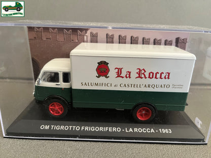 Voiture Miniature Camion Publicitaire OM Tigretto La Rocca 1963 1/43