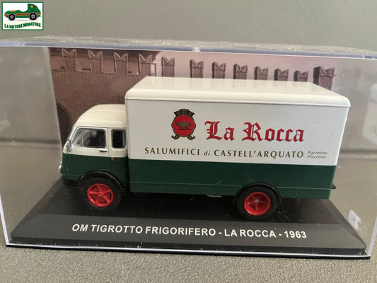 Voiture Miniature Camion Publicitaire OM Tigretto La Rocca 1963 1/43