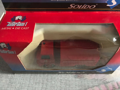 Voiture Miniature Pompiers Camion  2162 Berliet 4x4 Tuyaux Solido TonerGam 1/50