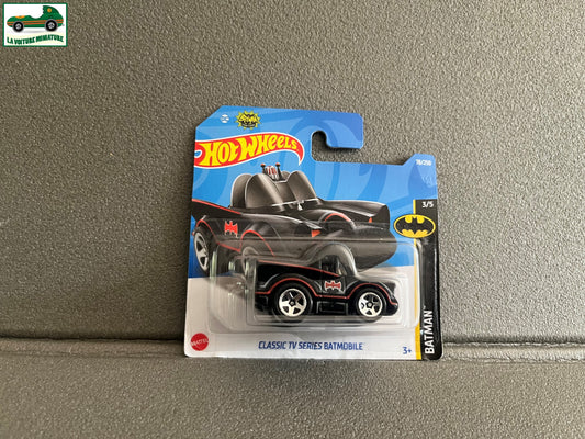 Voiture miniature Hot Wheels Classic TV Series Batmobile Batman au 1/60 1/64