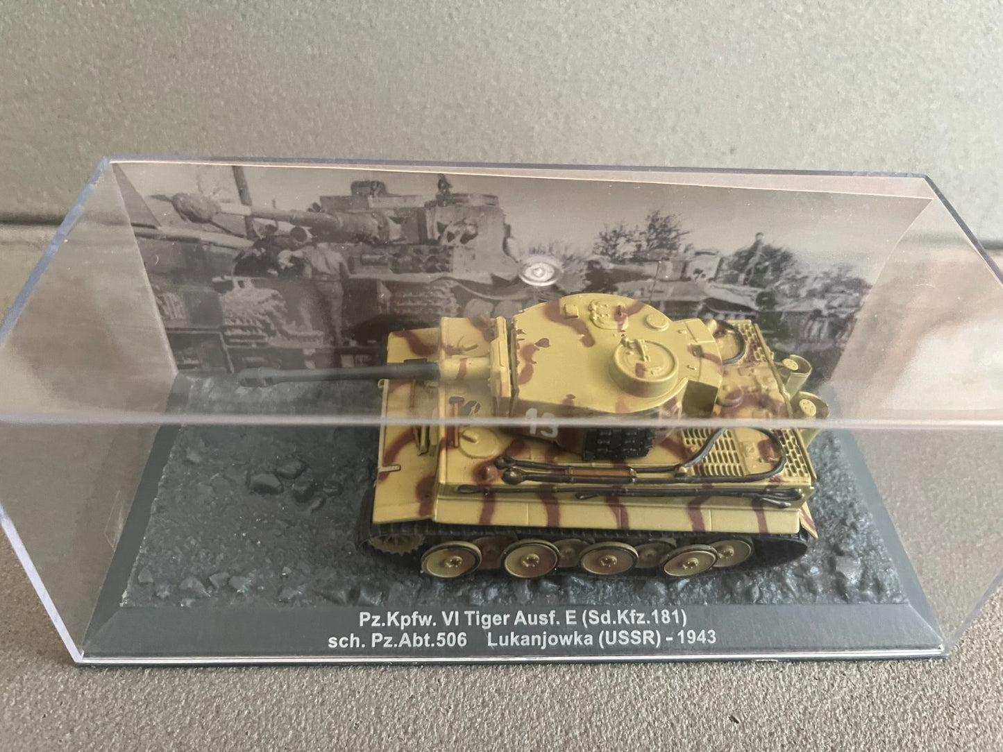 Miniature Militaire Char Tank Blindé Pz.Kpfw. VI Tiger I Ausf. E Altaya 1/72