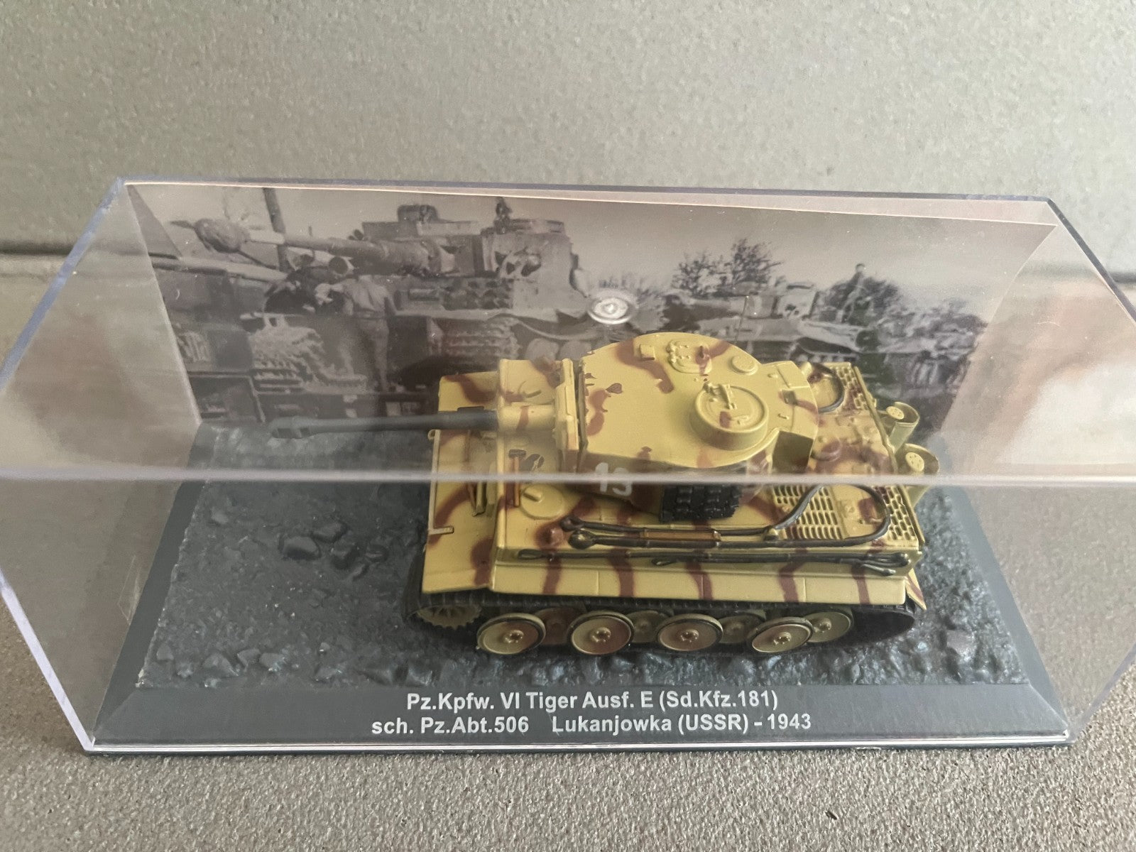 Miniature Militaire Char Tank Blindé Pz.Kpfw. VI Tiger I Ausf. E Altaya 1/72