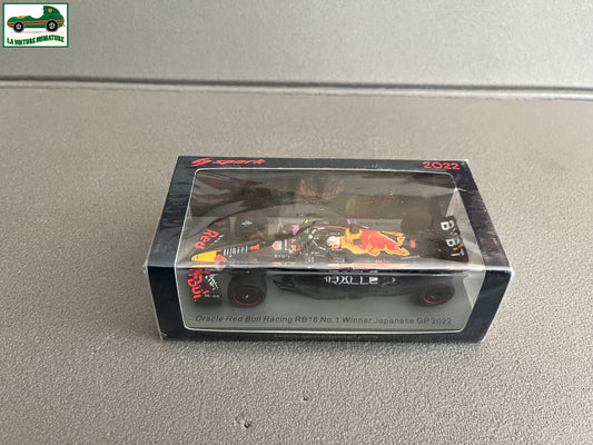 Voiture Miniature Formule 1 F1 Oracle Red Bull Racing RB18 Japon Spark au  1/43