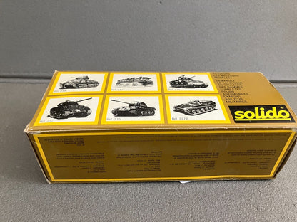 Ancienne Miniature Militaire Blindé Tank Char M7 US 252 Solido France 1/50