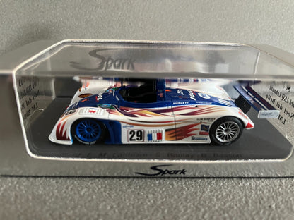 Voiture Miniature Reynard 2KQ N°29 LM 2004 Le Mans Spark au 1/43