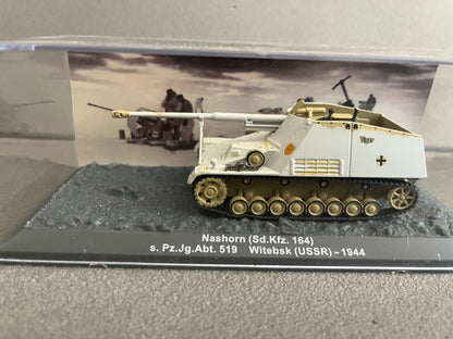 Miniature Militaire Char Tank Blindé Nashorn Sd.Kfz. 164 Altaya 1/72