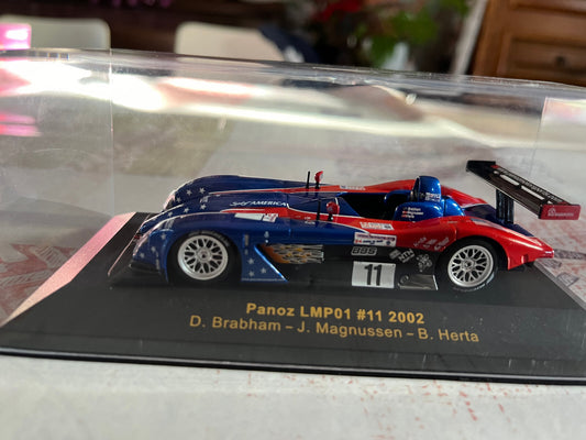 Voiture Miniature Course Le Mans Panoz LMP01 2002 Ixo au 1/43