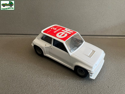 Ancienne Voiture Miniature Renault R5 Turbo Polistil au 1/22 Epave