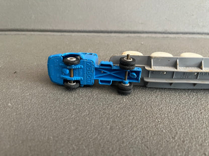 Ancienne Voiture Miniature Plastique Camion Semi  Unic Remorque Norev 1/86
