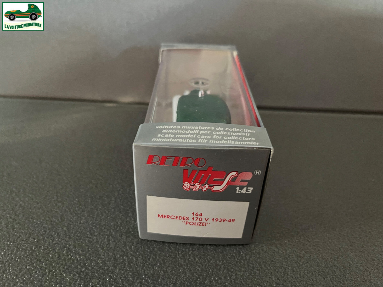Voiture Miniature Mercedes 170 V Polizei Police Retro Vitesse au 1/43