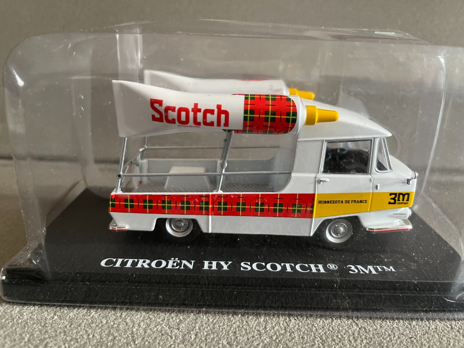 Voiture miniature Camion Citroen HY Scotch 3M Auto Plus Hachette 1/43