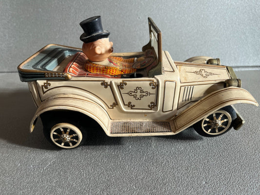 Jouet Ancien Voiture miniature ALPS Made in Japan Tôle Pile Vintage