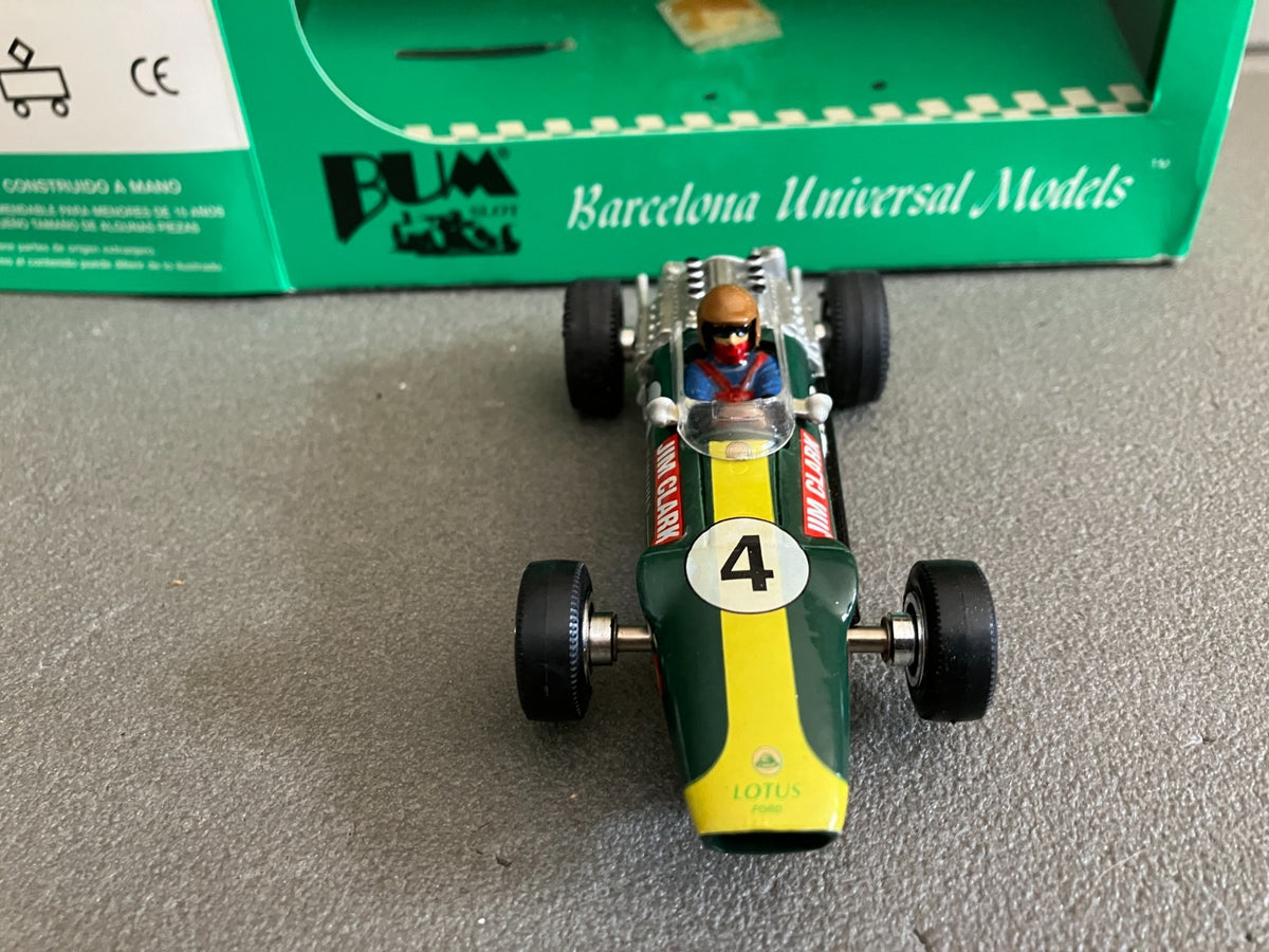 Voiture Miniature Circuit Formule 1 Lotus 49 B Jim Clark 1968 BUM Slot 1/32